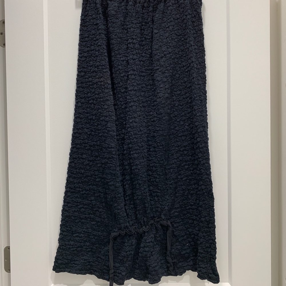 Black Stretchy Maxi Skirt
